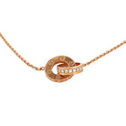 Collier CARTIER "Baby Love" en or rose et diamants - Castafiore