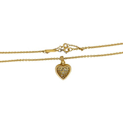 Collier CARTIER, "Coeur", or jaune, diamants - Castafiore