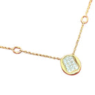 Collier Cartier en or jaune et diamants - Castafiore