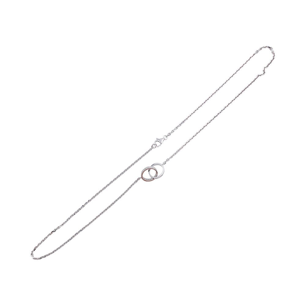 Collier CARTIER "Love" en or blanc et diamants - Castafiore