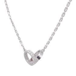Collier CARTIER "Love" en or blanc et diamants - Castafiore