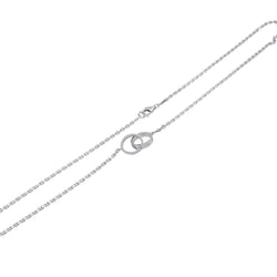 Collier CARTIER "Love" en or blanc et diamants - Castafiore