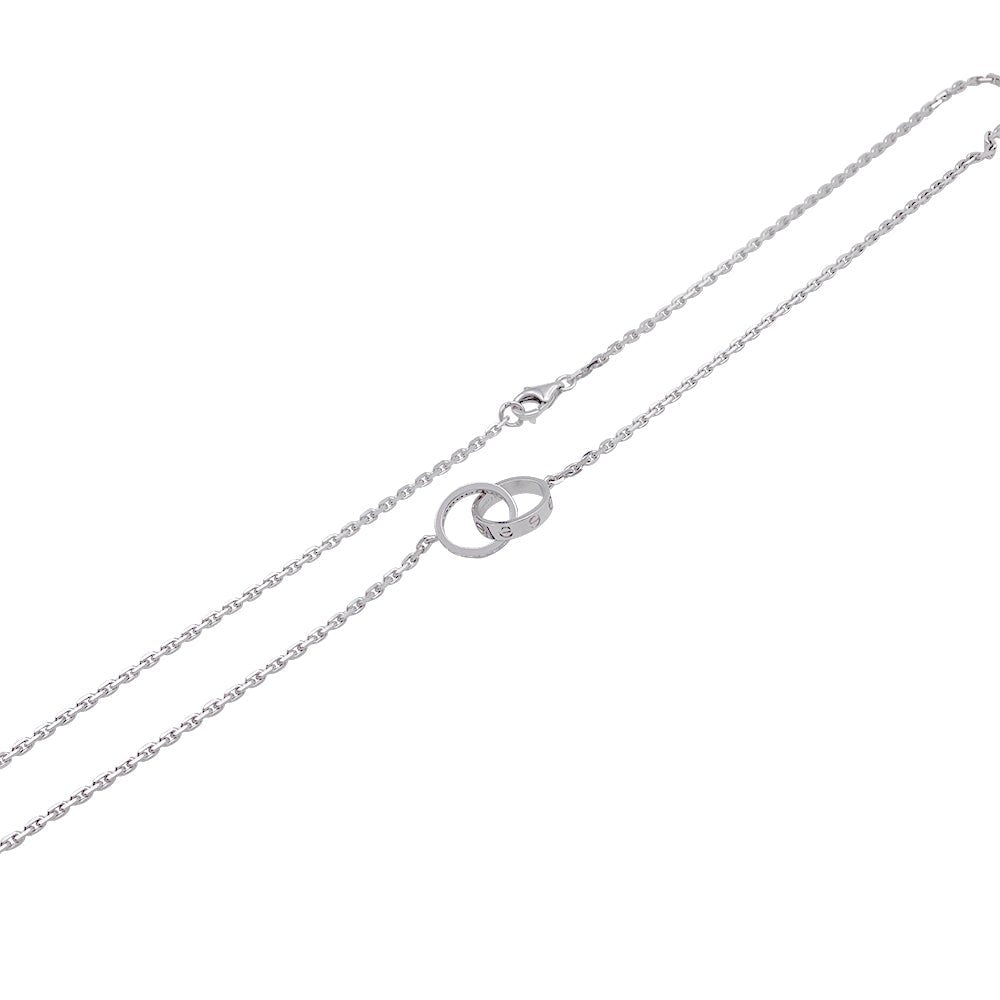 Collier CARTIER "Love" en or blanc et diamants - Castafiore