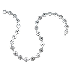 CARTIER “Himalia” model necklace in white gold, diamonds