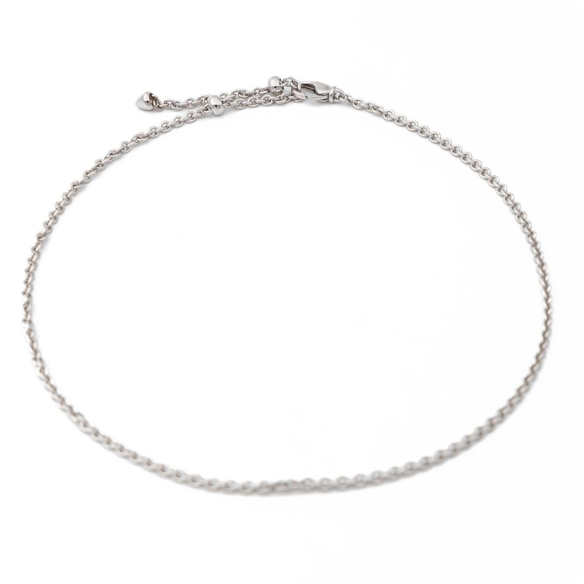 Collier Chaîne BULGARI en or blanc - Castafiore