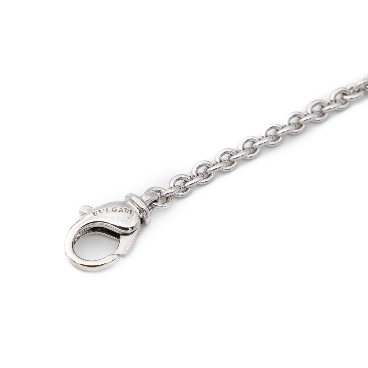 Collier Chaîne BULGARI en or blanc - Castafiore