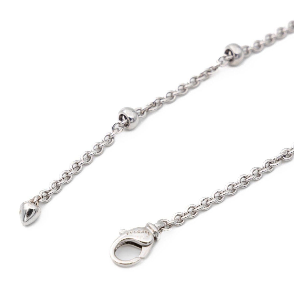 Collier Chaîne BULGARI en or blanc - Castafiore