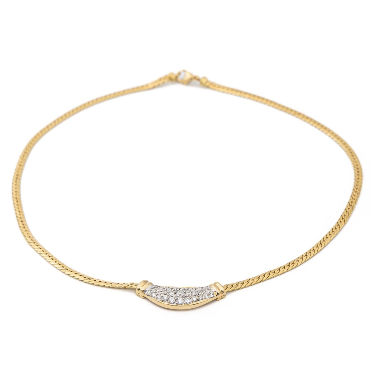 Collier Chaîne en 2 ors et diamants - Castafiore