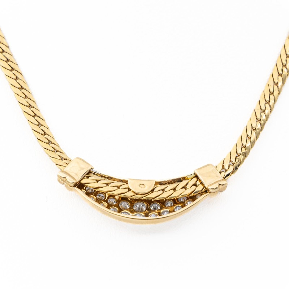 Collier Chaîne en 2 ors et diamants - Castafiore