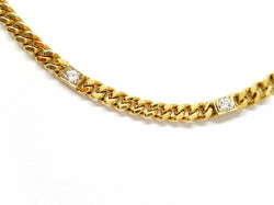 Collier Chaîne en or jaune et diamants - Castafiore