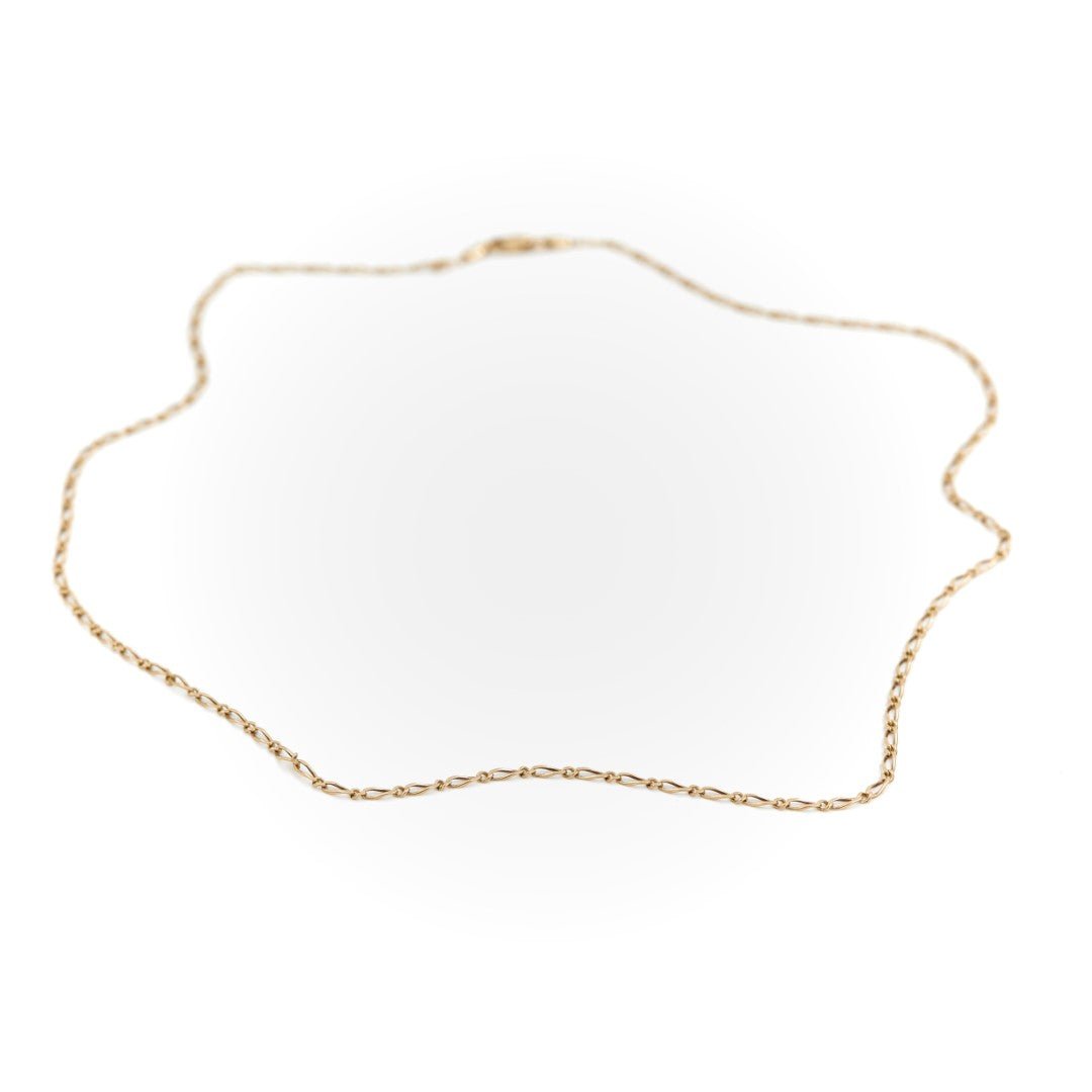 Collier Chaîne maille alternée en or jaune - Castafiore