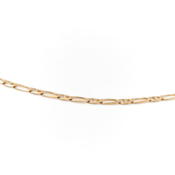 Collier Chaîne maille alternée en or jaune - Castafiore