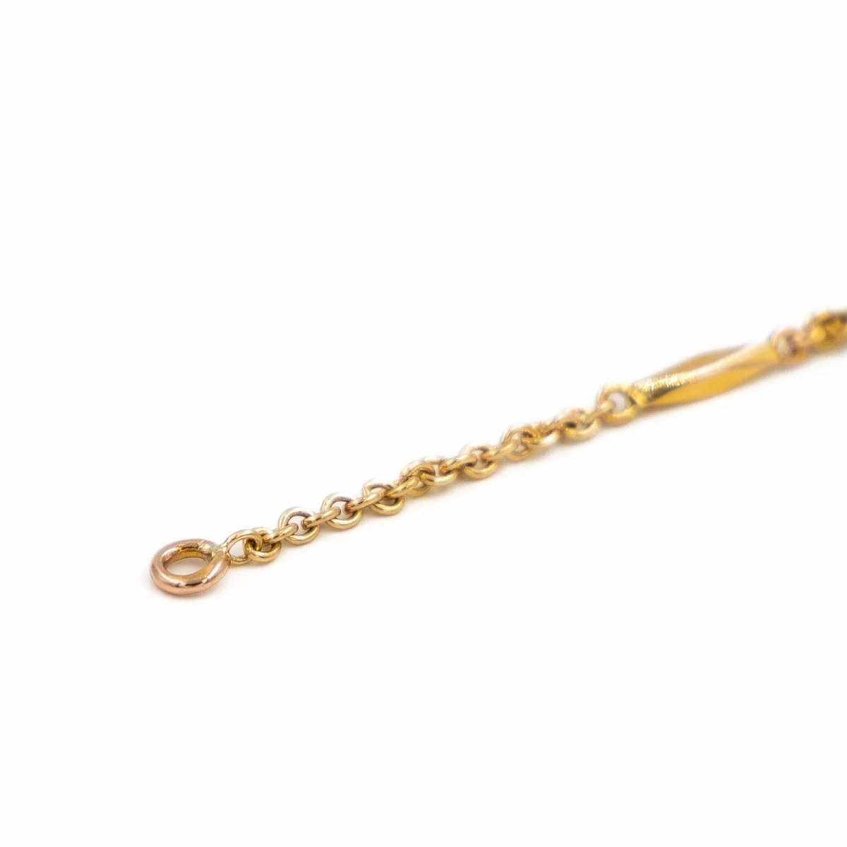 Collier Chaîne maille alternée en or jaune - Castafiore