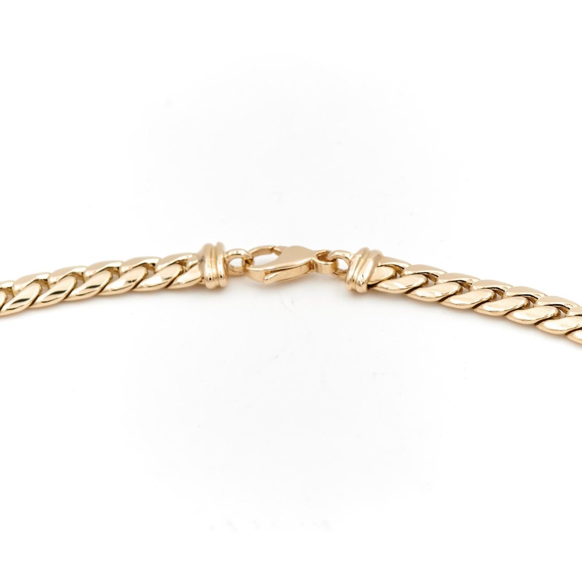 Collier Chaîne maille anglaise en or jaune - Castafiore