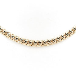 Collier Chaîne maille anglaise en or jaune - Castafiore