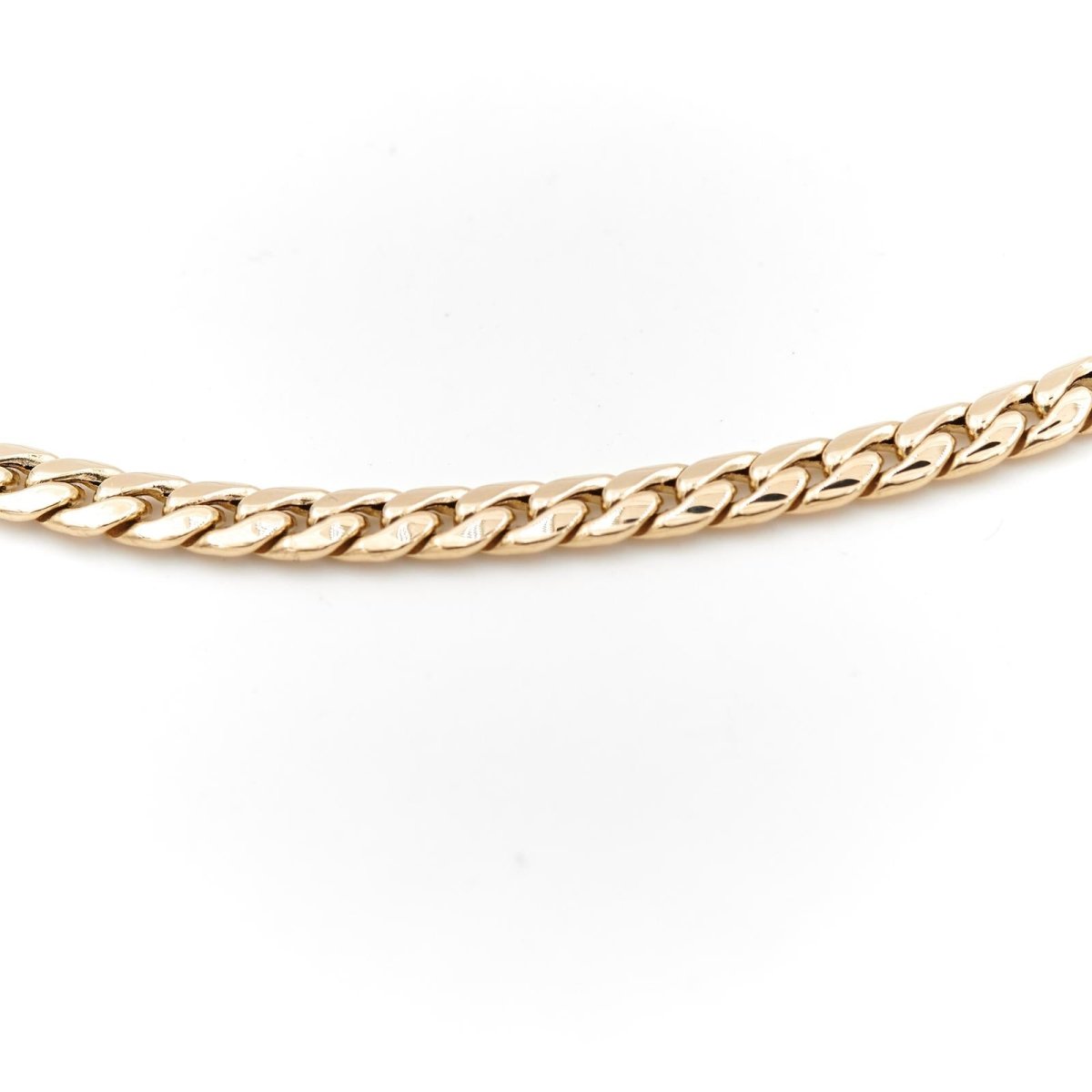 Collier Chaîne maille anglaise en or jaune - Castafiore