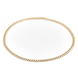 Collier Chaîne maille anglaise en or jaune - Castafiore