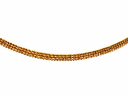 Collier Chaîne maille boule en or jaune - Castafiore