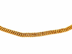 Collier Chaîne maille boule en or jaune - Castafiore