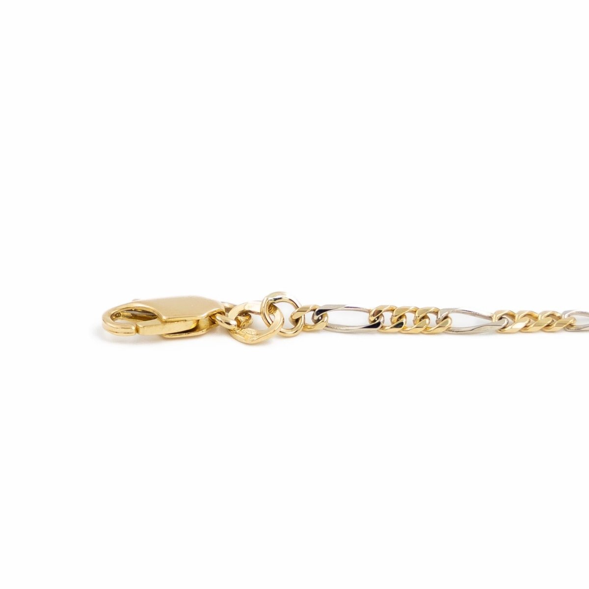 Collier Chaîne maille cheval en 2 ors - Castafiore