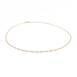 Collier Chaîne maille cheval en 2 ors - Castafiore