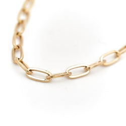 Collier Chaîne maille cheval en or jaune - Castafiore