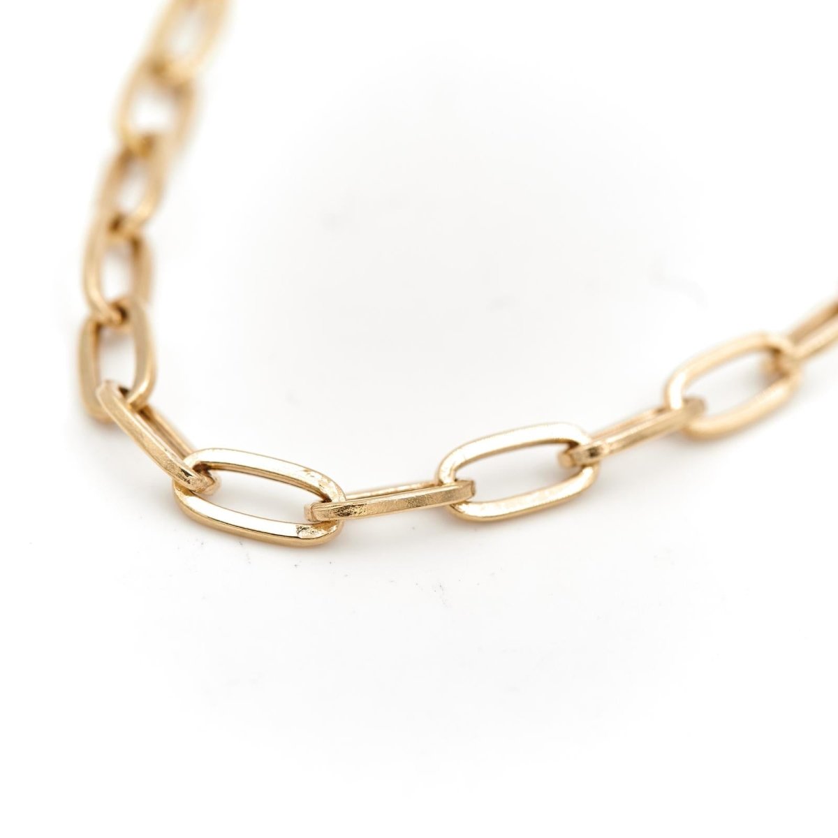 Collier Chaîne maille cheval en or jaune - Castafiore