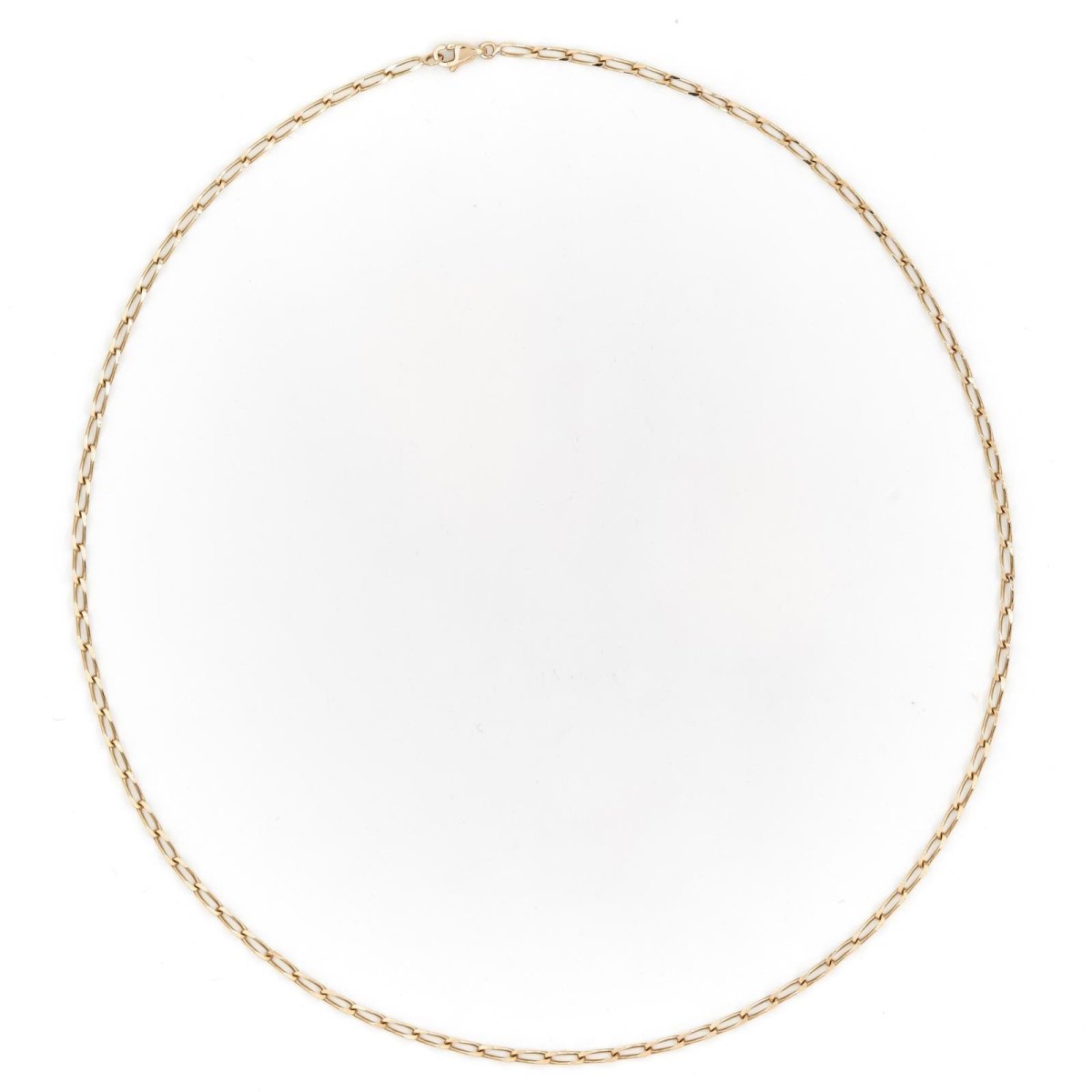 Collier Chaîne maille cheval en or jaune - Castafiore