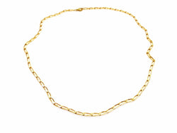 Collier Chaîne maille cheval en or jaune - Castafiore