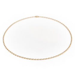 Collier Chaîne maille cheval en or jaune - Castafiore