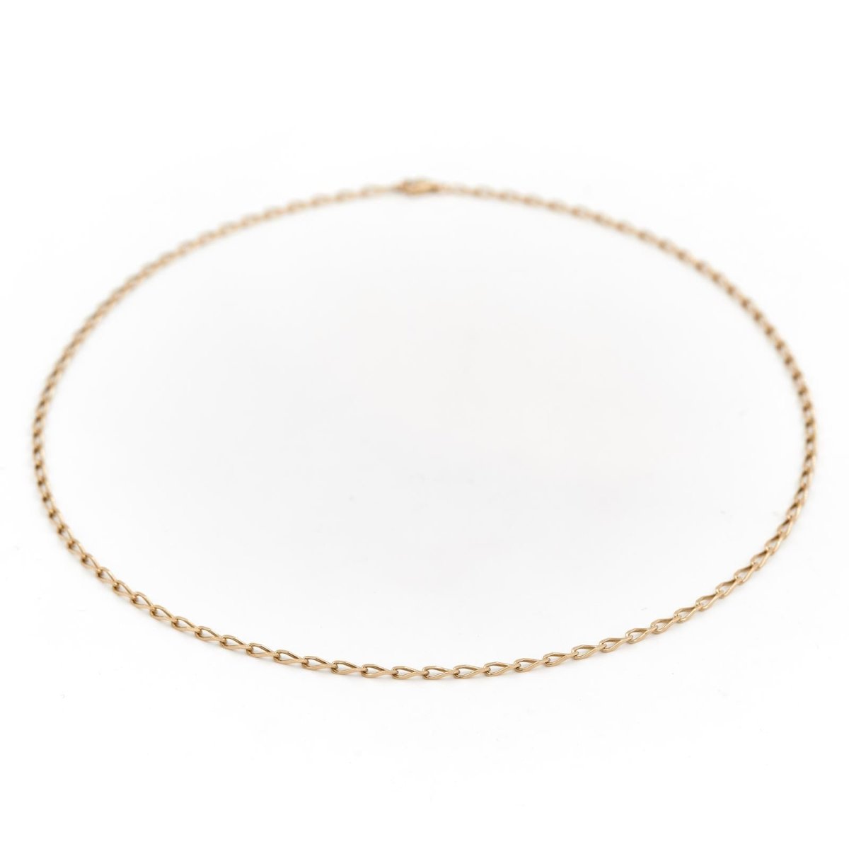 Collier Chaîne maille cheval en or jaune - Castafiore