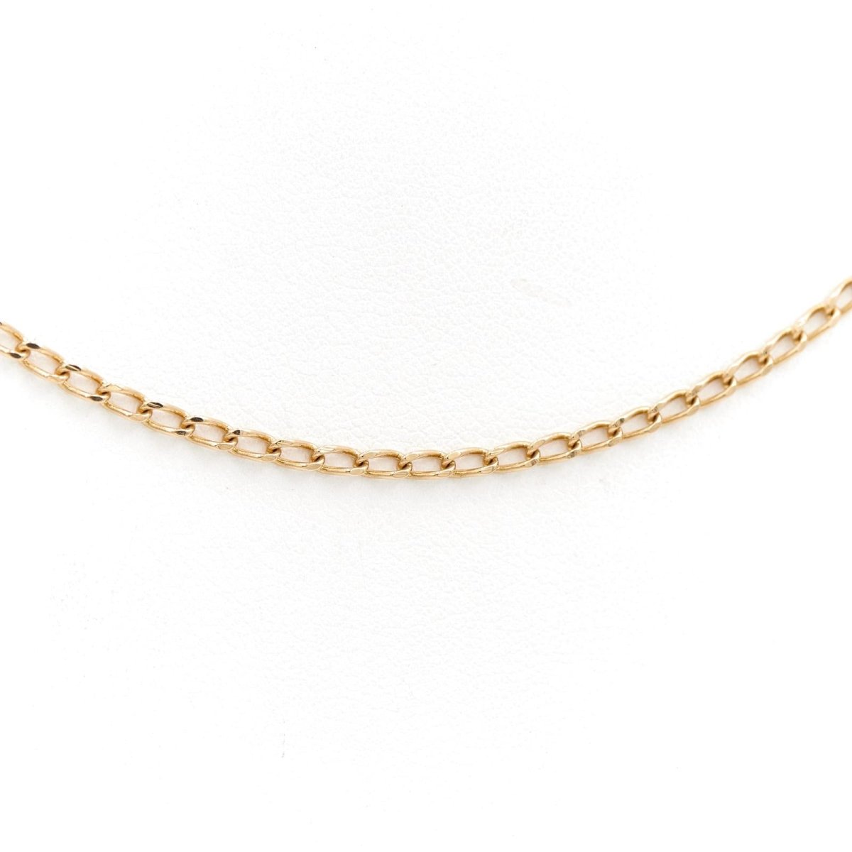 Collier Chaîne maille cheval en or jaune - Castafiore