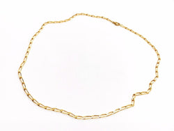 Collier Chaîne maille cheval en or jaune - Castafiore