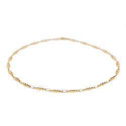 Collier Chaîne maille cœur en or jaune - Castafiore