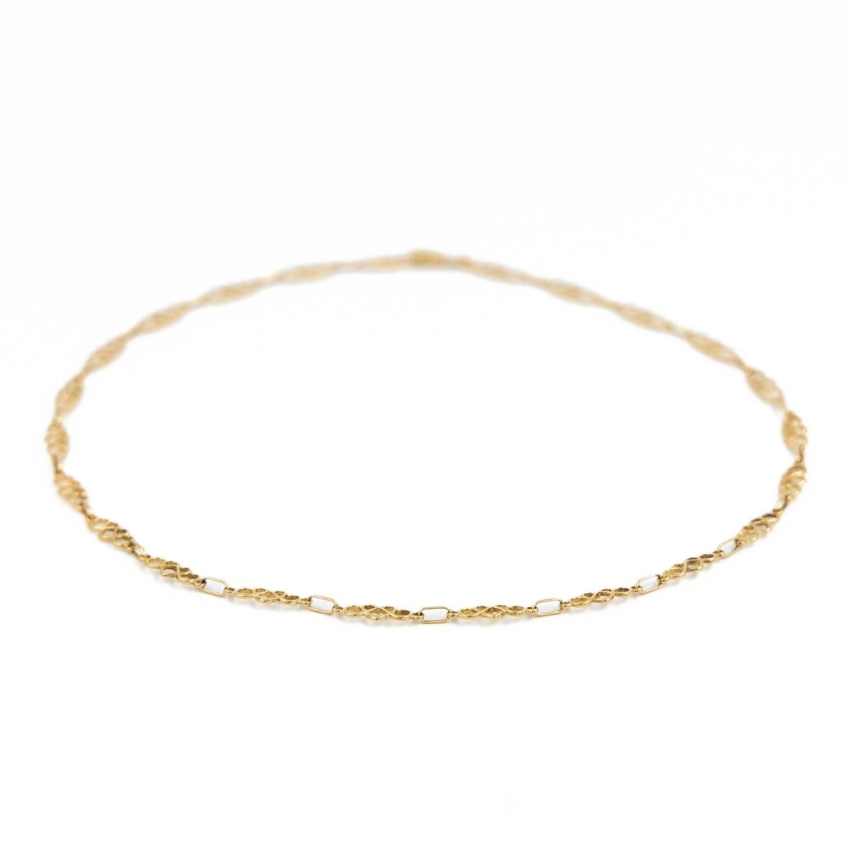 Collier Chaîne maille cœur en or jaune - Castafiore