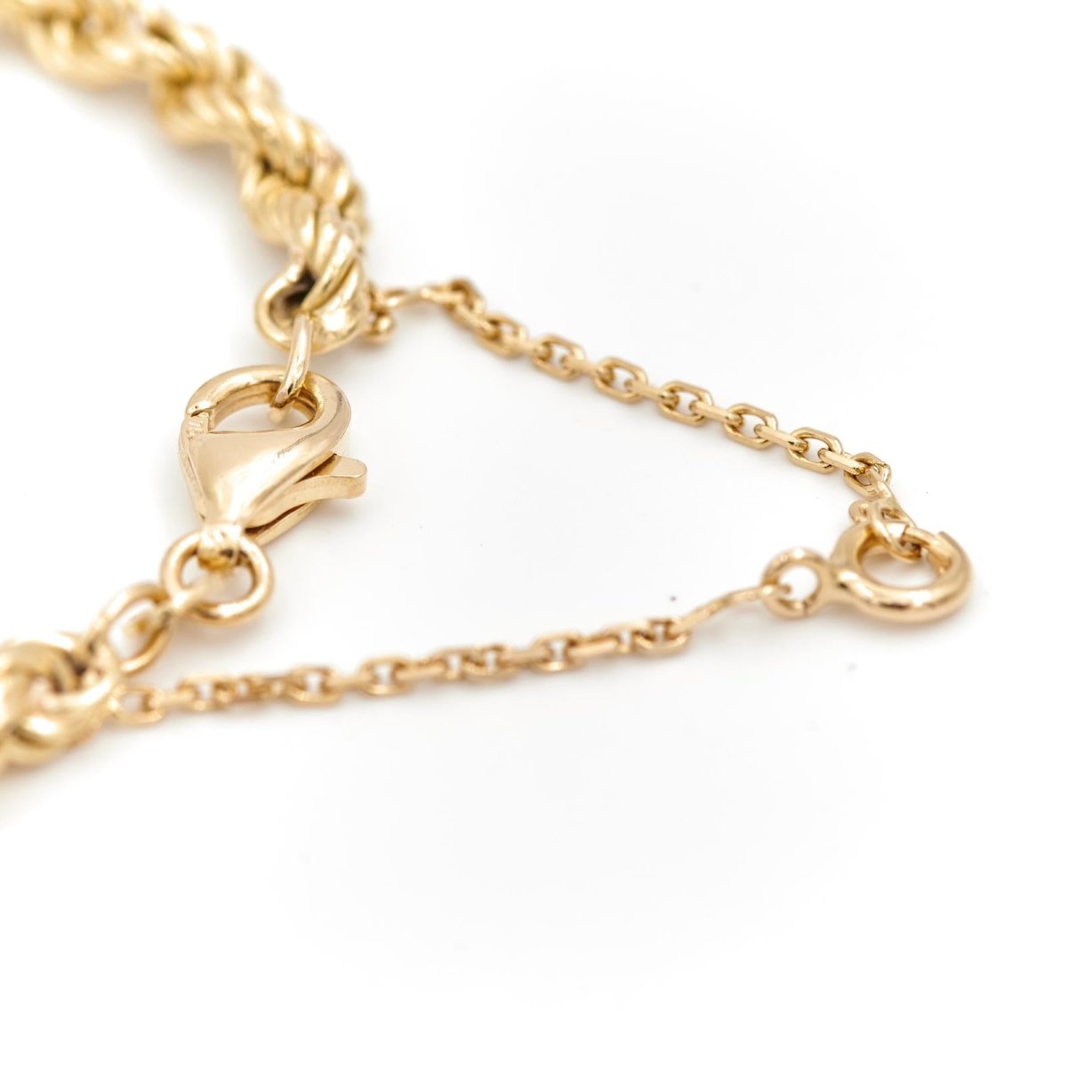 Collier Chaîne maille corde en or jaune - Castafiore