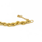 Collier Chaîne maille corde en or jaune - Castafiore