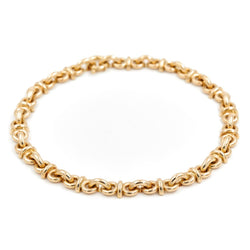 Collier Chaîne maille fantaisie en or jaune - Castafiore