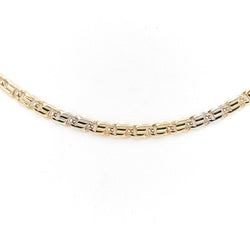 Collier Chaîne maille fantaisie en or jaune - Castafiore