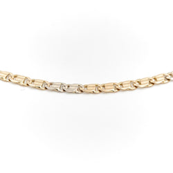 Collier Chaîne maille fantaisie en or jaune - Castafiore