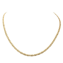 Collier Chaîne maille fantaisie en or jaune - Castafiore