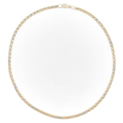 Collier Chaîne maille fantaisie en or jaune - Castafiore