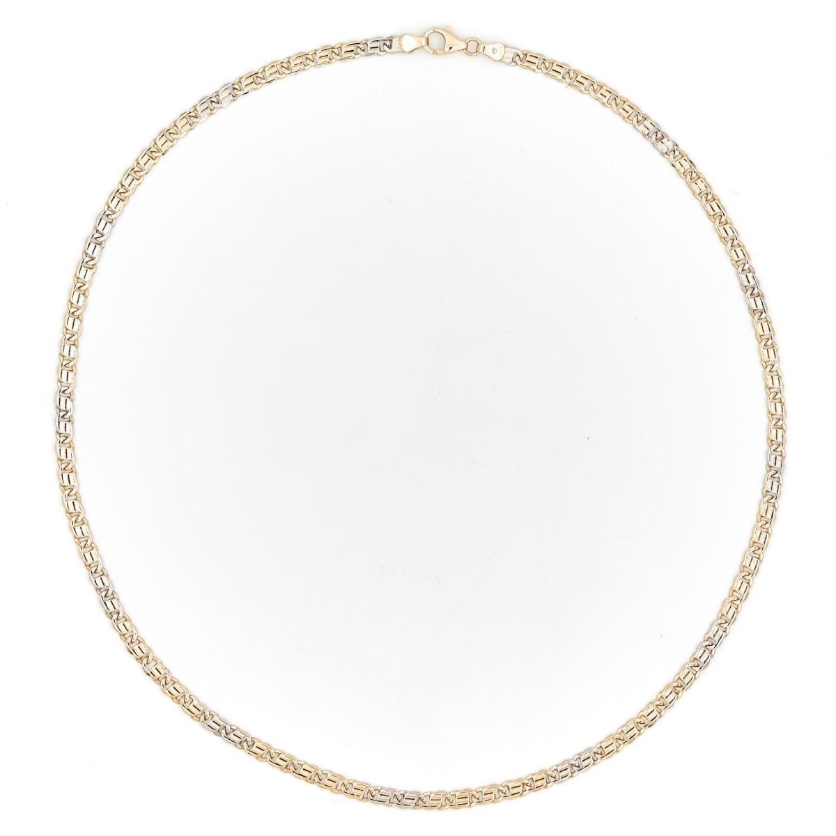 Collier Chaîne maille fantaisie en or jaune - Castafiore