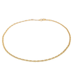 Collier Chaîne maille fantaisie en or jaune - Castafiore