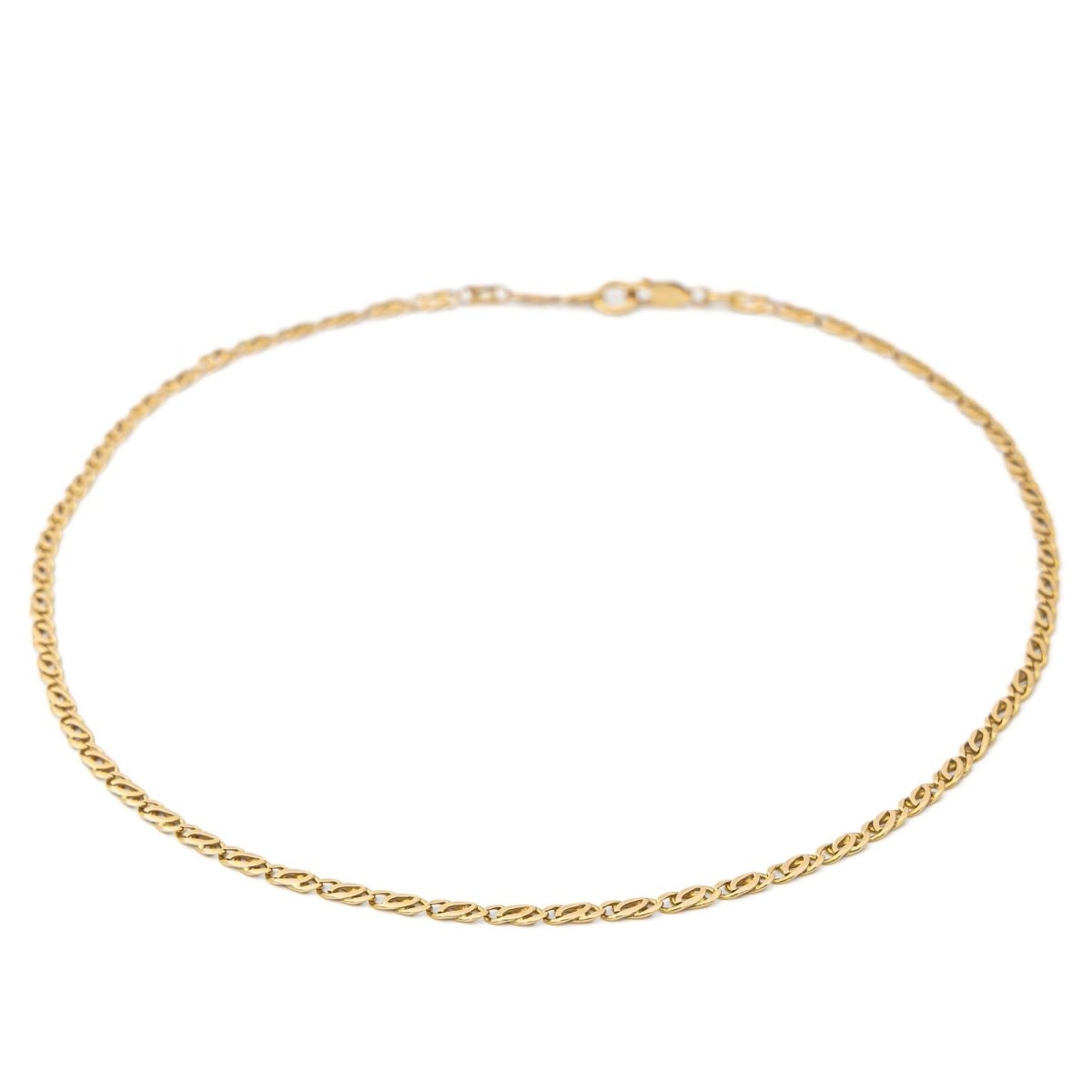 Collier Chaîne maille fantaisie en or jaune - Castafiore