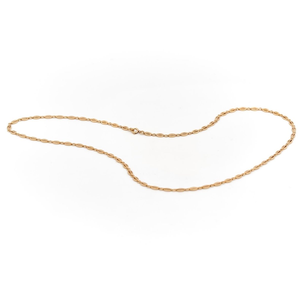 Collier Chaîne maille fantaisie en or jaune - Castafiore