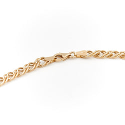 Collier Chaîne maille fantaisie en or jaune - Castafiore