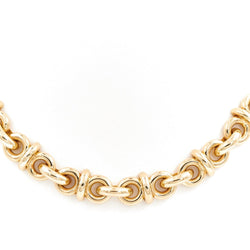 Collier Chaîne maille fantaisie en or jaune - Castafiore