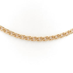 Collier Chaîne maille fantaisie en or jaune - Castafiore