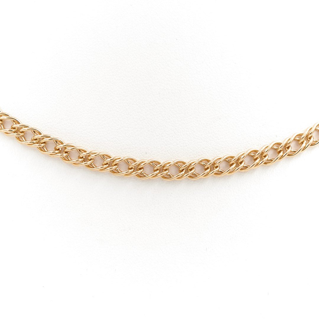 Collier Chaîne maille fantaisie en or jaune - Castafiore